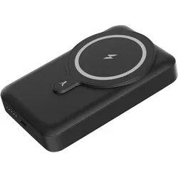 Akashi MagSafe 10000mAh (10000 mAh, 15 W), Powerbank, Schwarz