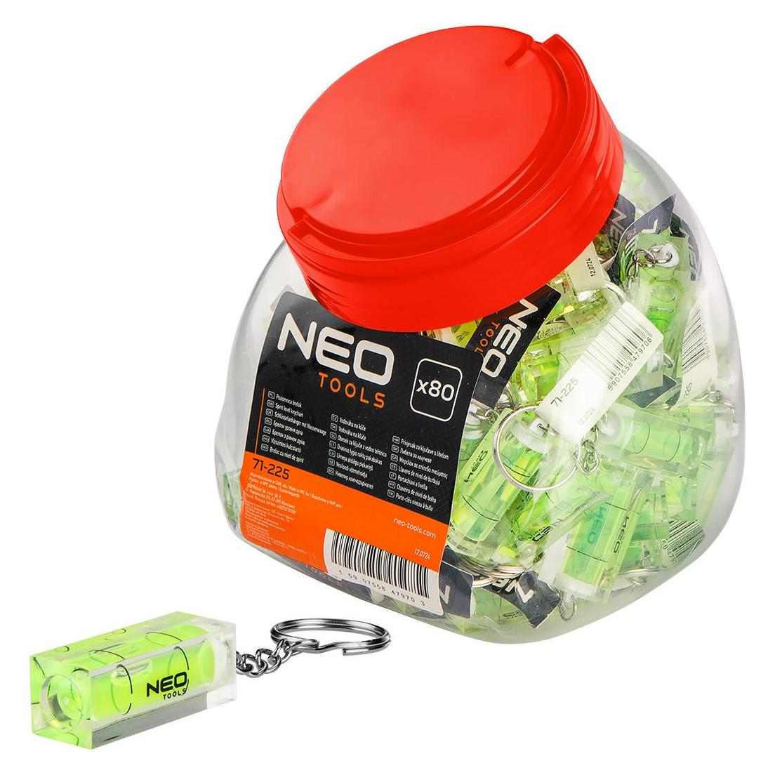 Neo Schlüsselring-Wasserwaage, Vielfaches von 80. (56268535)