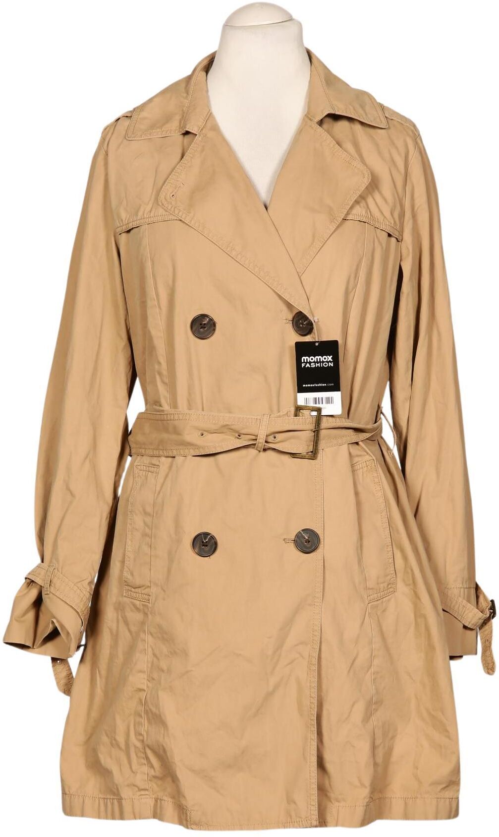 GAP Damen Mantel, Beige, Gr. L, Baumwolle / Synthetik - Second Hand