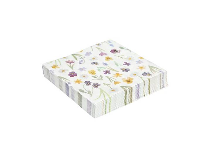 Servetten, papier, lentebloem, 33 x33 cm