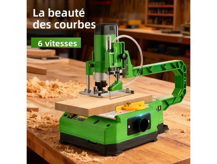 Scie courbe de bureau scie à chantourner de bureau pour une courbe précise scie de coupe courbe montée sur Table scie sauteuse scie de Table scie courbe d'établi