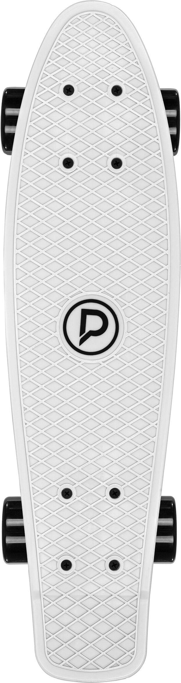 Shortboard PLAYLIFE "Vinylboard", weiss (weiß), Skateboards, Shortboard weiß Einheitsgröße