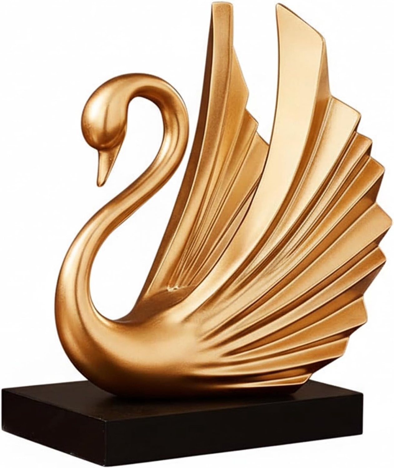 Vemera Luxe Zwaan Standbeeld Decoratie - Goud - 30 cm