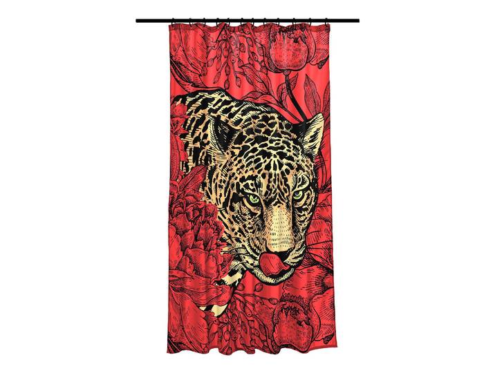 Duschvorhang Leopold Polyester Multicolor 200 x 180cm