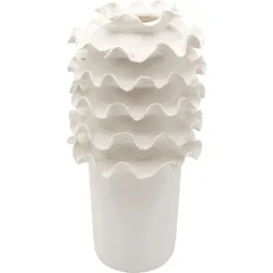KARE DESIGN Vase Viento 39,5 cm Porzellan Weiß