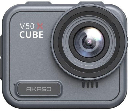 AKASO V50 X Cube Action Kamera - Vandtæt / 4K / 30FPS / Ultra HD / 20MP - Grå