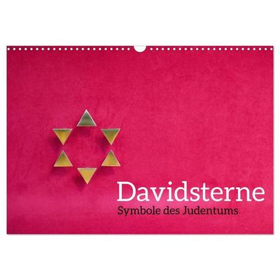 Davidsterne als Symbole des Judentums (Wandkalender 2027 DIN A3 quer), CALVENDO Monatskalender