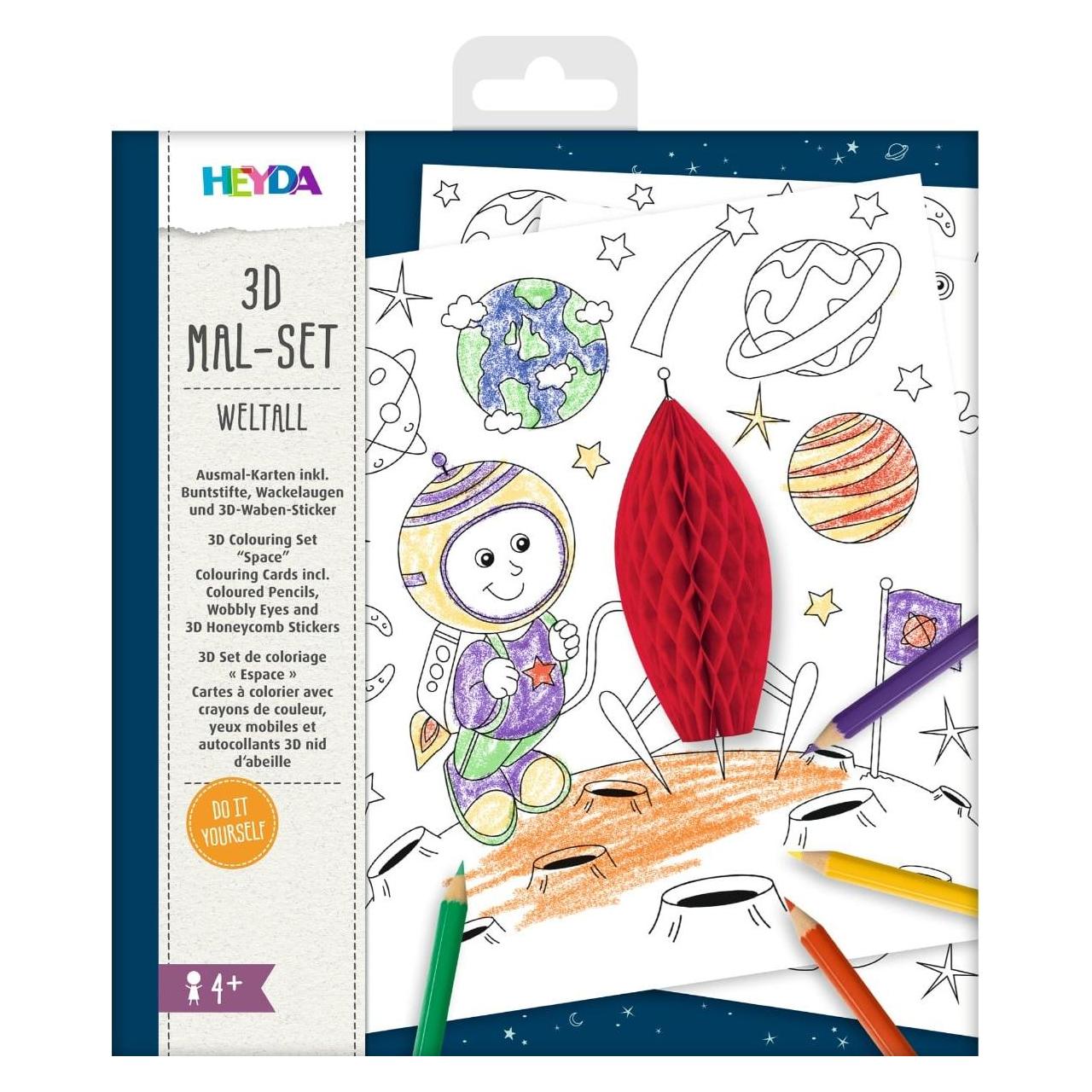 Heyda 3D Set de coloriage - Espace (204870768)
