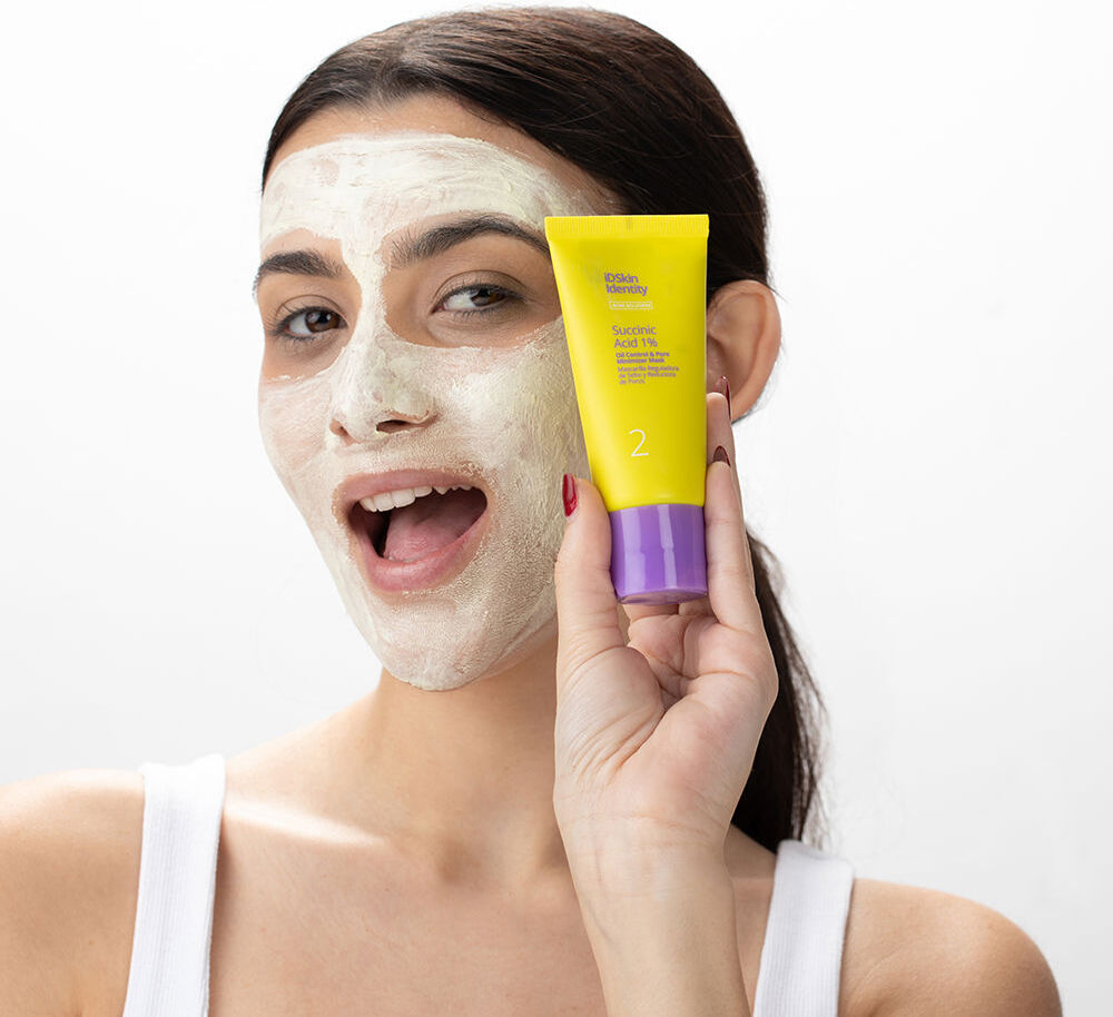 Skin Generics Id Skin identidade ácido succínico 1% máscara reguladora 50 ml