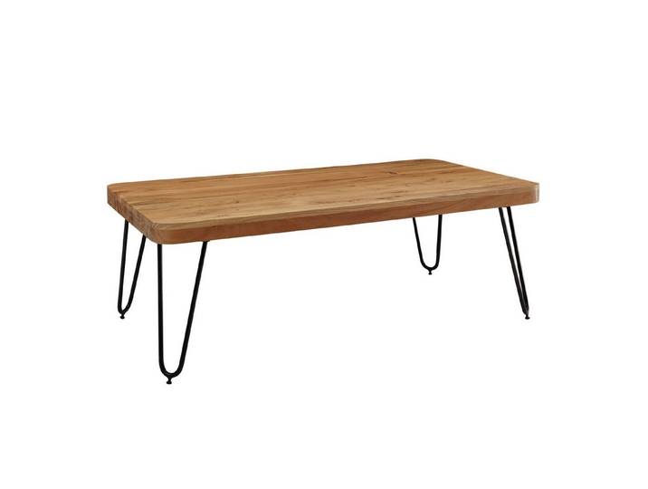 moebelfaktor Couchtisch Agdenes, Massivholz, Breite 115 cm, Wohnzimmertisch, Industrial