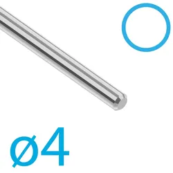 Makeblock Führungsrundstab ø4 mm - Länge: 288 mm