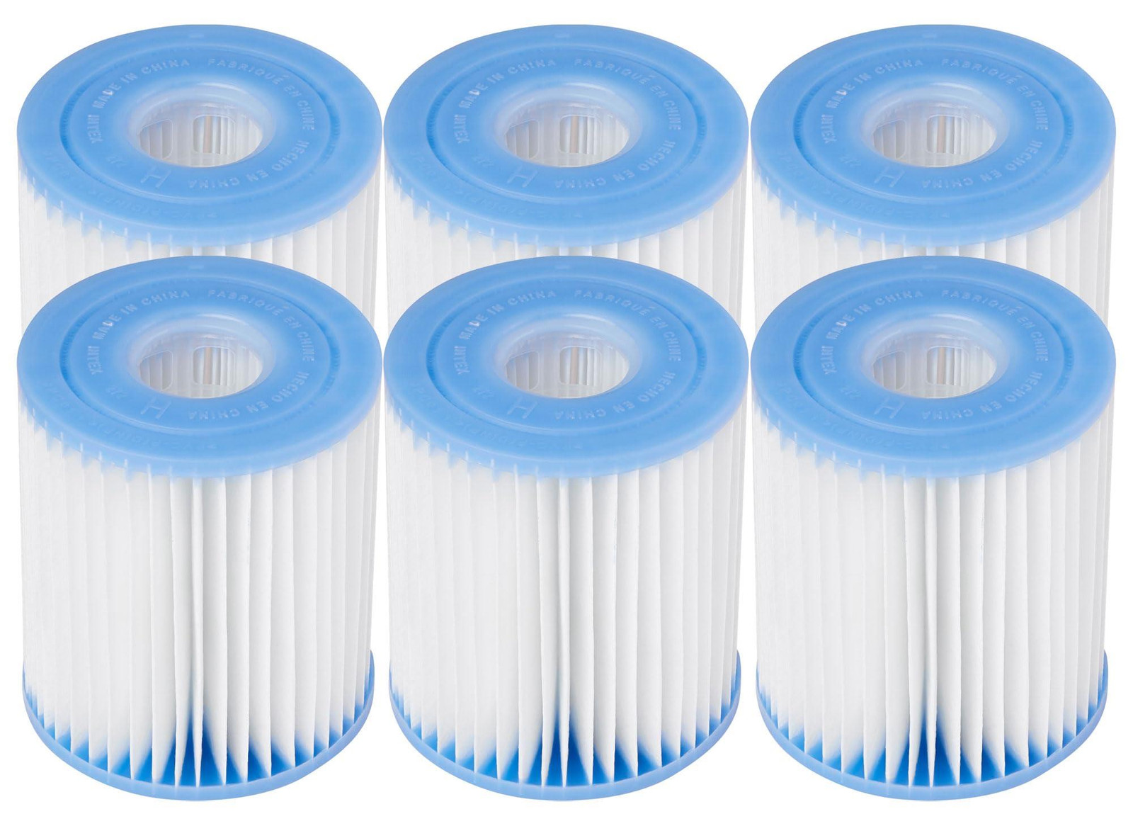 Intex Reservefilterpatroon Type H voor zwembad, set van 6 stuks, wit