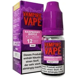 Vampire Vape Raspberry Ripple Ice Cream Liquid 12mg / 10ml