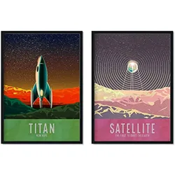 POSTER Set Mit 2 Landeblätter A4 Rahmenlos