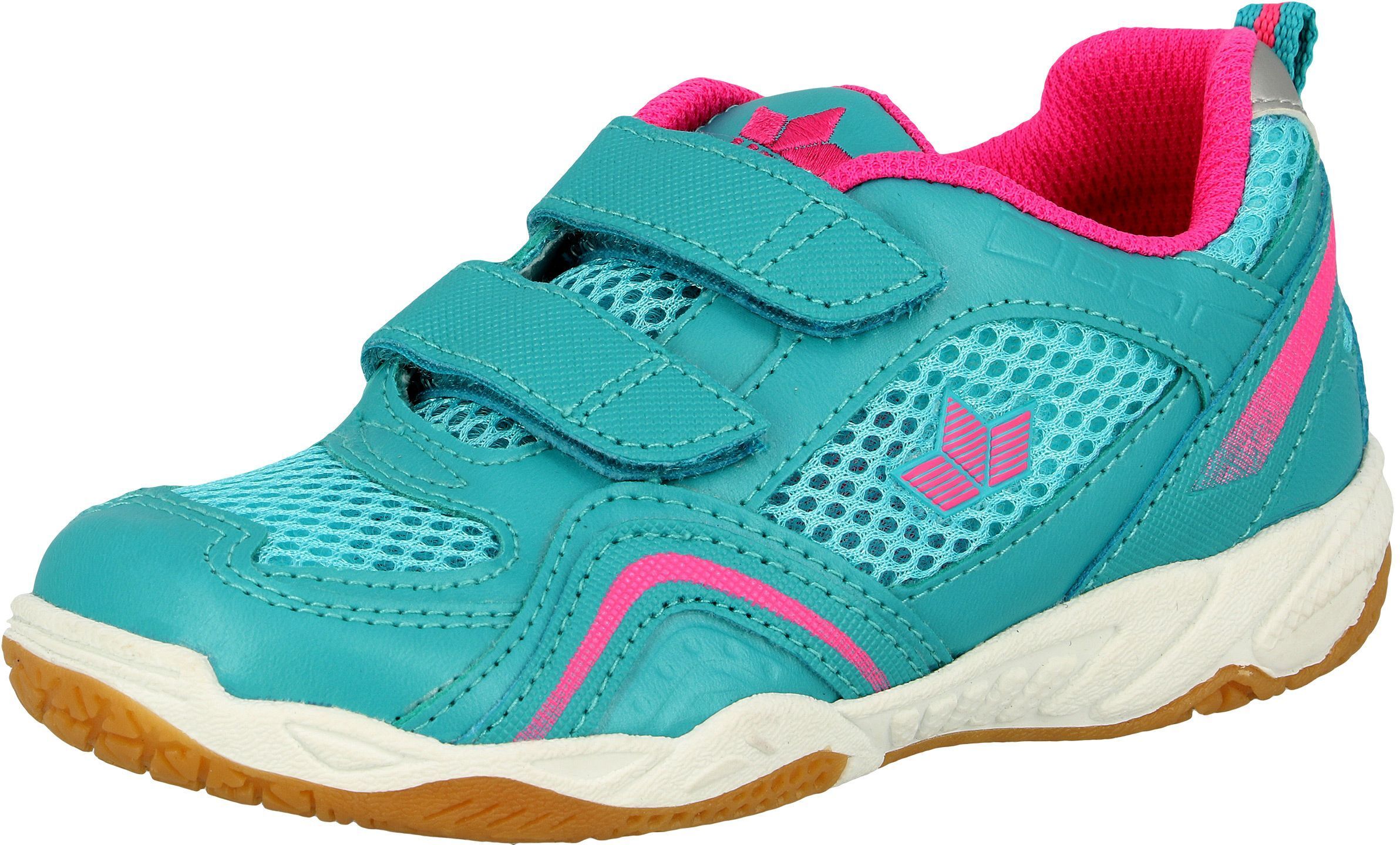 Hallenschuh LICO "Sportschuh Enjoy V", Mädchen, Gr. 29, blau, Synthetik, Schuhe Hallenschuh blau 29