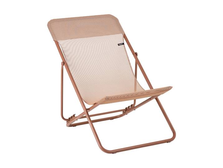 Lafuma Maxi Transat Colorblock chaise longue Canyon (rouge)