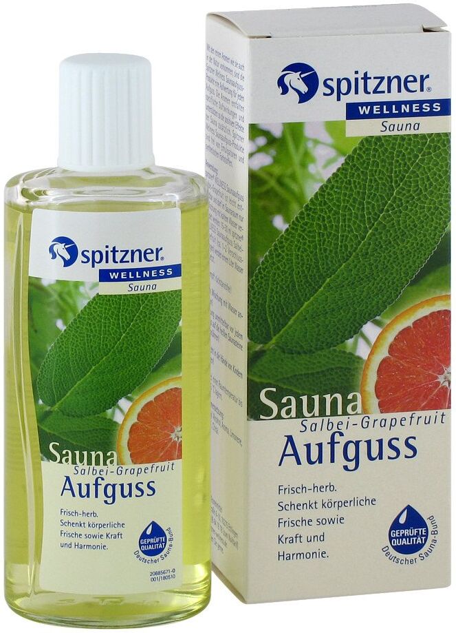 Spitzner Saunaaufguss Salbei Grapefruit Wellness 190ml