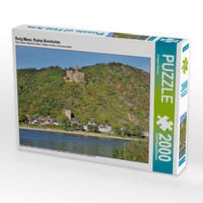 CALVENDO Puzzle Burg Maus, Kamp-Bornhofen 2000 Teile Puzzle quer | 2000 Teile Lege-Größe 90 × 67 cm Foto-Puzzle für glückliche Stunden