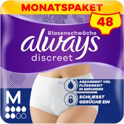 Always, Inkontinenzhygiene, Discreet (48x, Normal)