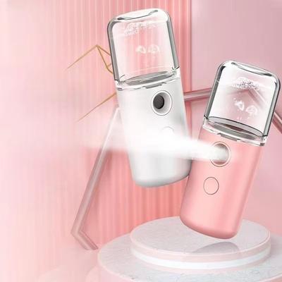 Inspired Finds Portable Nano Face Mist Sprayer Rechargeable Facial Humidifier For Instant Skin Refreshing pink