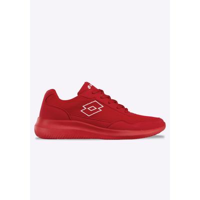 Sneaker LOTTO, Damen, Gr. 44, Textil, rot (rot, weiß), Synthetik, Textil, Schuhe Sneaker, besonders leicht & bequem