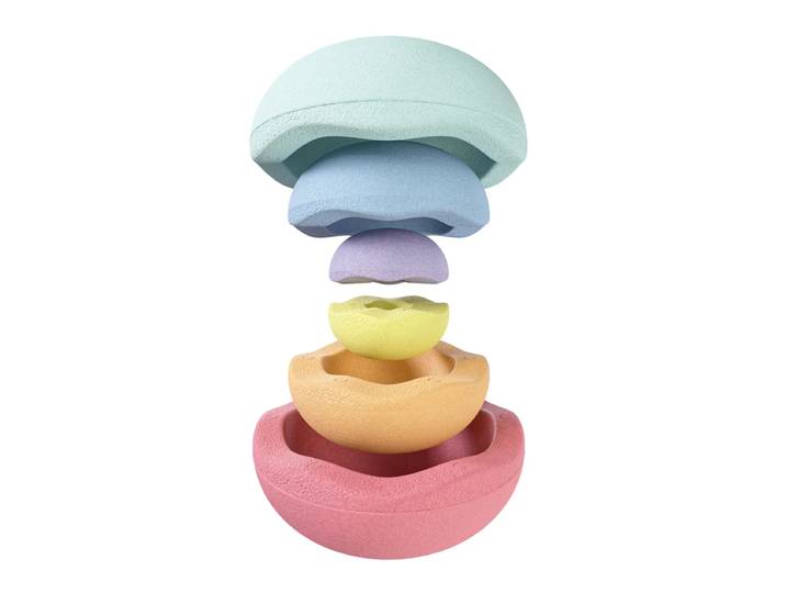 Stapelstein® - Inside rainbow pastel, mulitcolor (6er-Set)