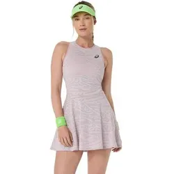ASICS Damen Kleid MATCH JACQUARD DRESS, Größe S in Grau Grau