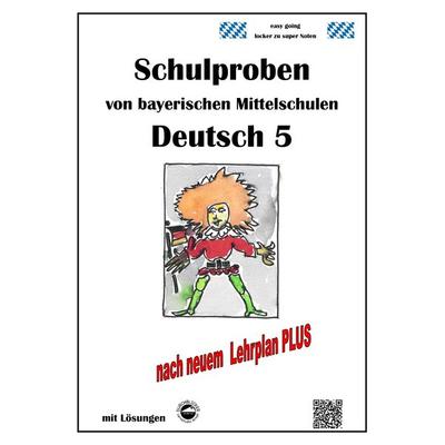Deutsch 5, Schulaufgaben bayerischer Mittelschulen mit Lösungen nach LehrplanPLUS, Taschenbuch von Monika Arndt, Durchblicker Verlag,