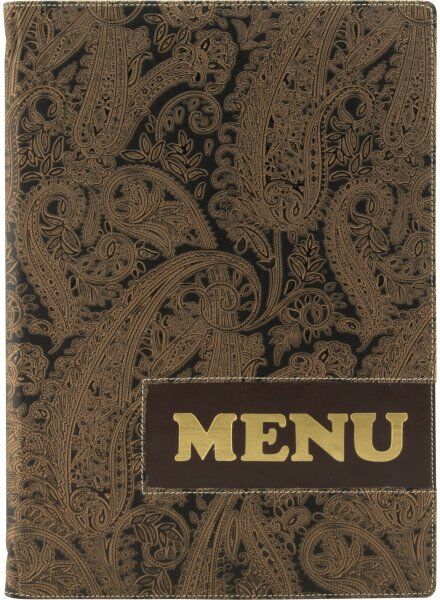 Securit Design Menukort   A4   Paisley