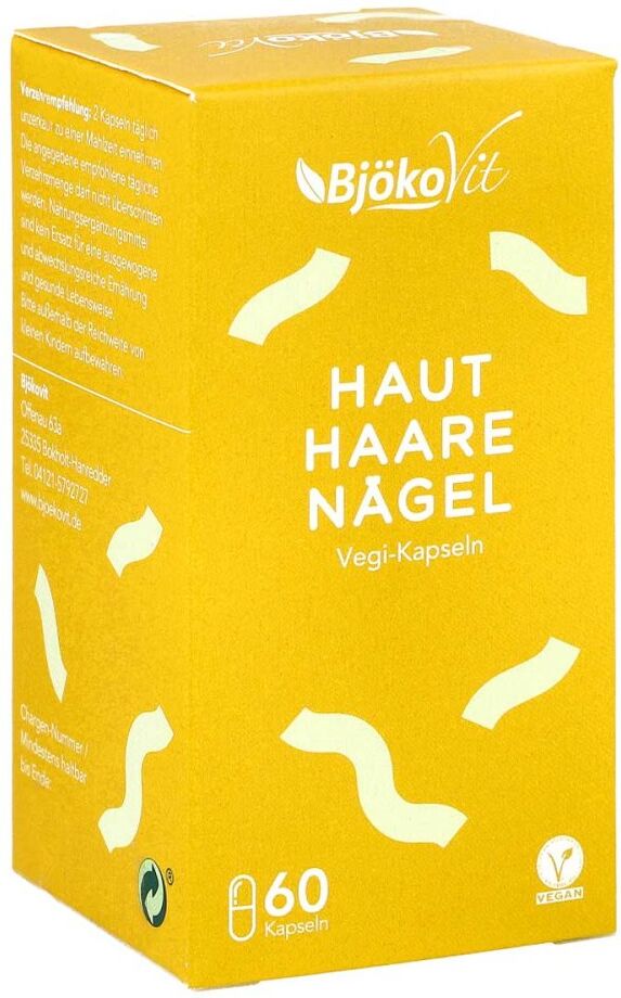 BjökoVit Haut- Haare- Nägel Vegi-kapseln