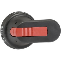 ABB OHB65J6E011 Pistolengriff schwarz 65 mm Wellen-ø 6 mm IP65 Beschriftung I-0-II 1SCA022383R2480