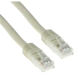 ACT Ivory 20 meter U/UTP CAT5E patch cable with RJ45 connectors. Cat5e u/utp ivory 20.00m (U/UTP, CAT5e, 20 m), Netzwerkkabel