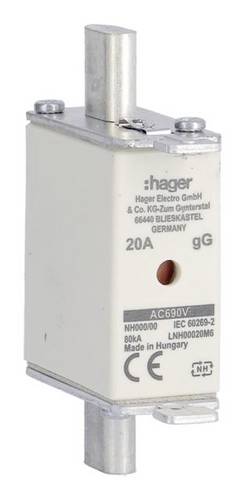 Hager LNH00020M6 NH-Sicherung 20A 3St.
