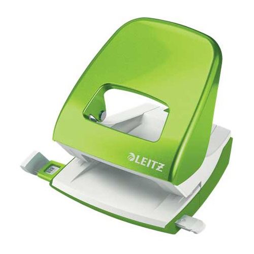 LEITZ Locher Nexxt 5008, grün-metallic, im Karton
