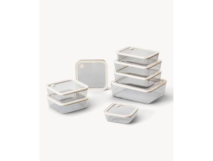 Zoha Frischhaltedosen Glas Set 8-teilig – Vorratsdosen Glas mit Deckel BPA-frei – luftdichtes Frischhaltedosen Set – mikrowellengeeignet & ofenfest – Glasbehälter für Meal Prep