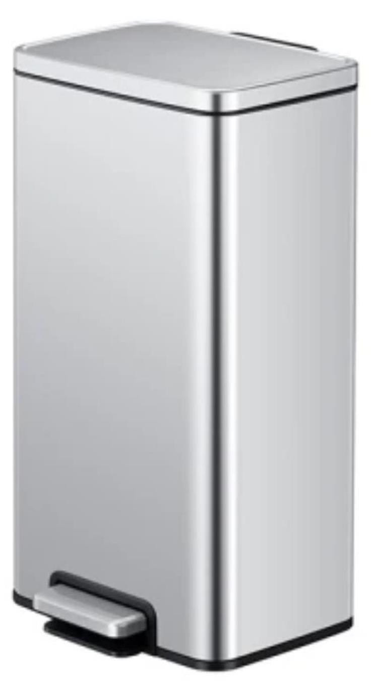 EKO Madison pedaalemmer 30 liter - Matt Edelstahl - Stainless Steel en Plastic