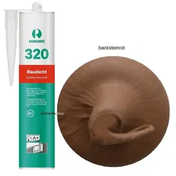 Ramsauer 320 Baudicht backsteinrot 1K Hybrid Dichtstoff 310ml Kartusche