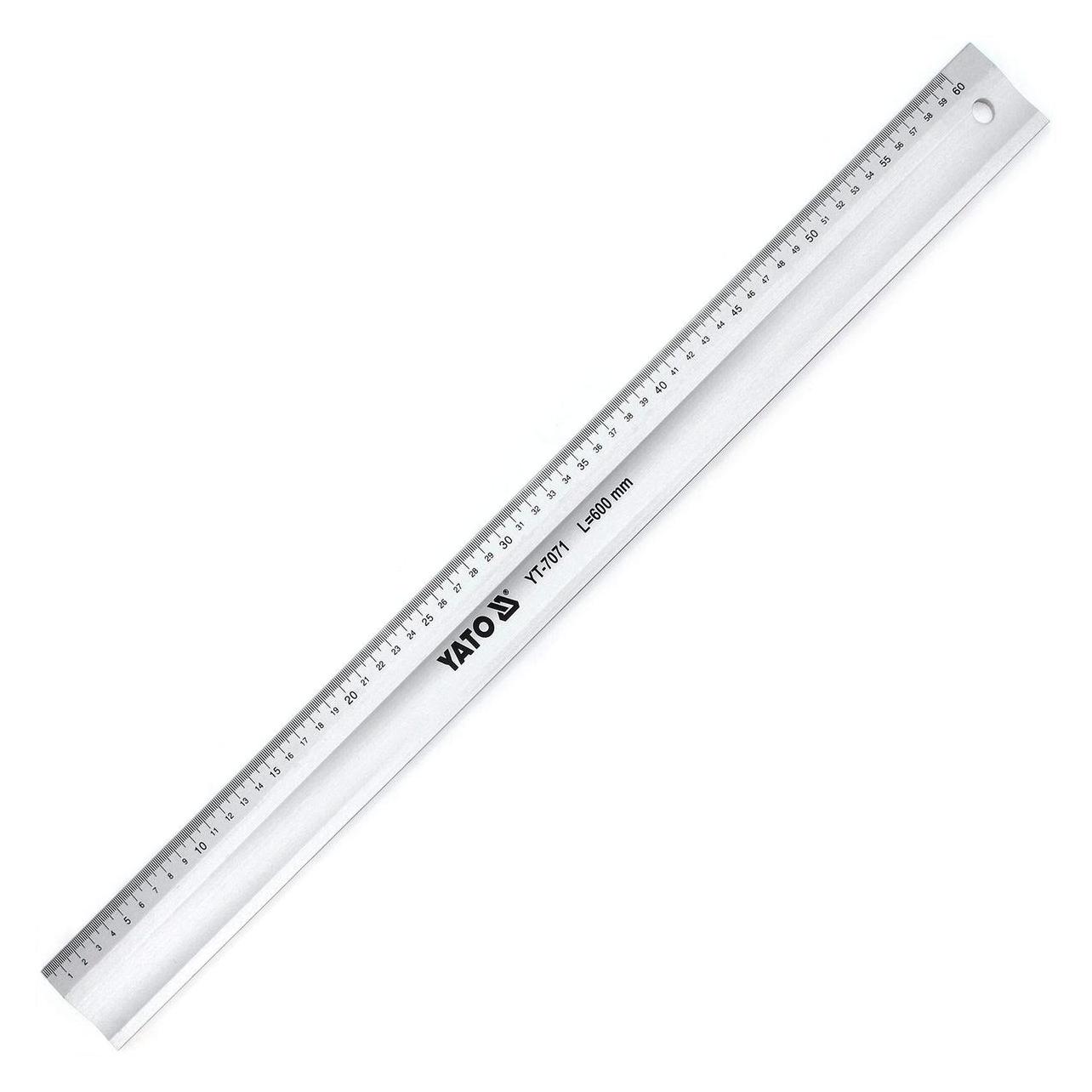 Yato ALUMINIUM RULER 600MM (60 cm, Aluminium) (YT-7071)