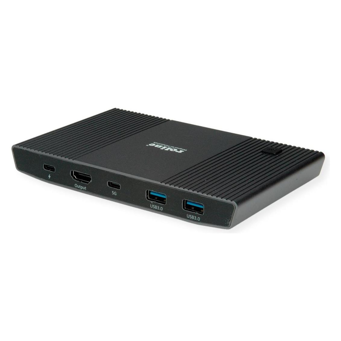 Roline KVM Switch 2fach/Dock USB-C (14.01.3427)