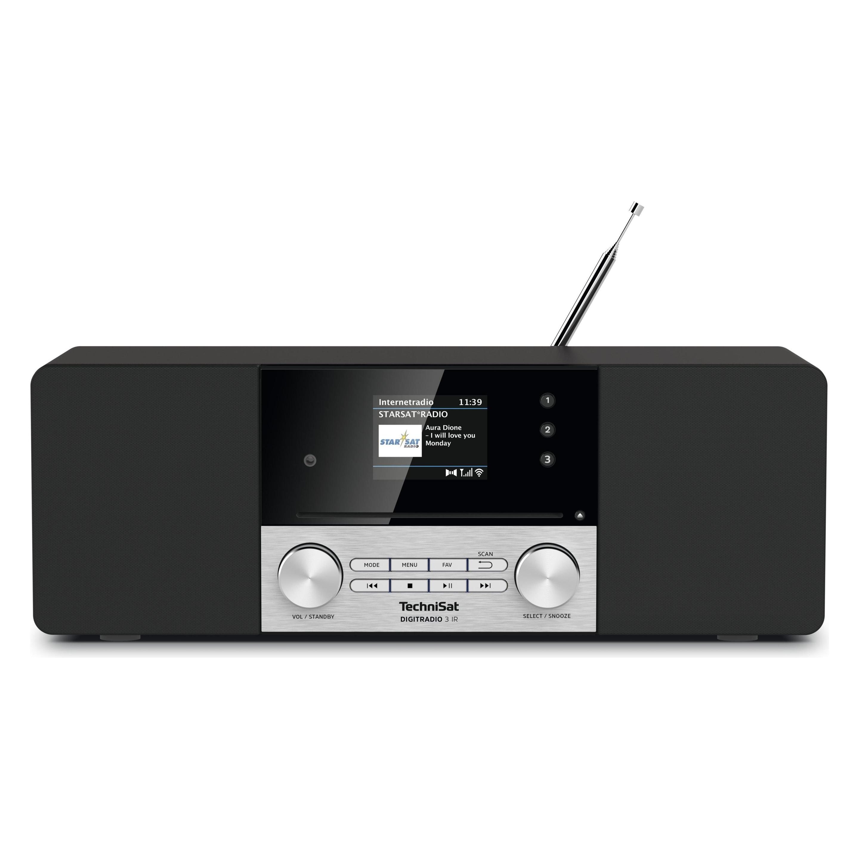TechniSat DigitRadio 3 IR (DAB+, FM, Internetradio, Bluetooth, WLAN) (0000/3956)