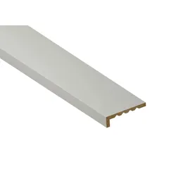 ter Hürne Leisten Abdeckleiste Esche kristallweiß ADL 120 Dekor 2700x120x30 mm