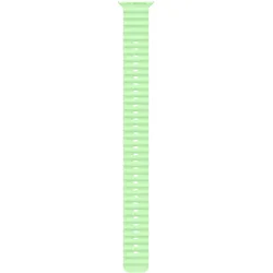 Apple Watch Ocean Band 49mm Verlängerung Titan Schwarz (Neongrün)
