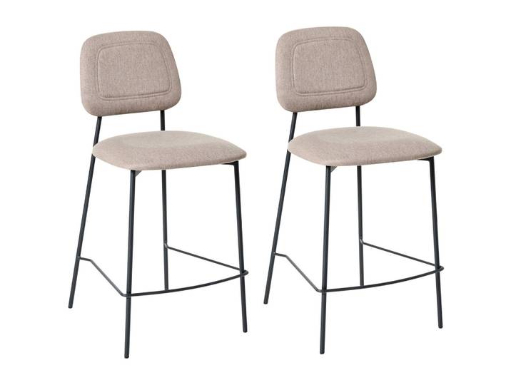 BARHOCKER 2er-Set Taupe Duette