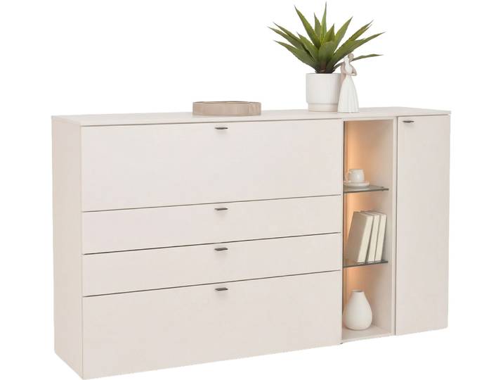 Venjakob Sideboard VANYA, Weiß, Holznachbildung