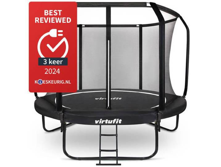 Virtufit Trampoline incl veiligheidsnet 305x305 cm