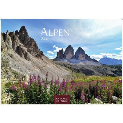 Alpen Kalender 2027 – Wandkalender | Fotokalender | Alpenkalender | Alpenländer 35x50cm Grosses Format - Hochwertiger . mit atemberaubenden