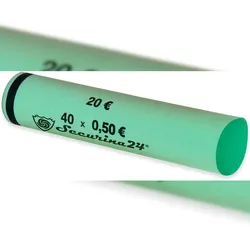 Münzhülsen 50 Cent  - Securina24® (50 Cent - 300 Stück)