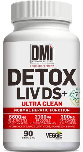 DMI Nutrition Detox Liv Ds+ Ultra Clean Hepatic Function 90 caps