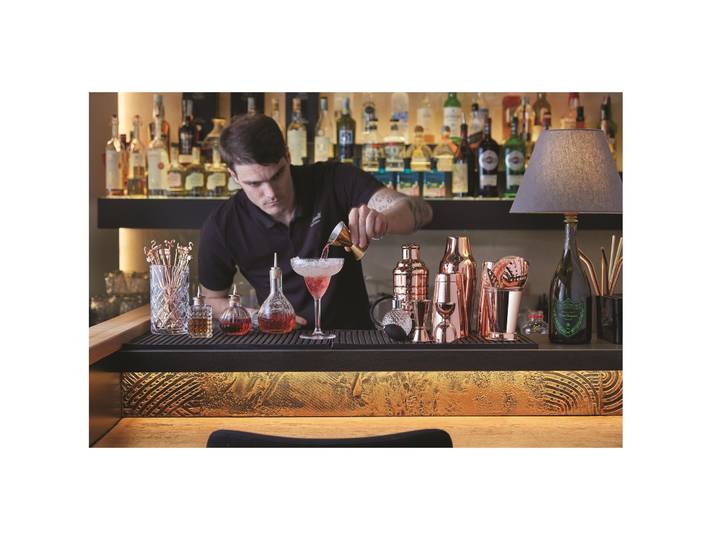 Cocktailshaker Paderno Gold Edelstahl/Metall