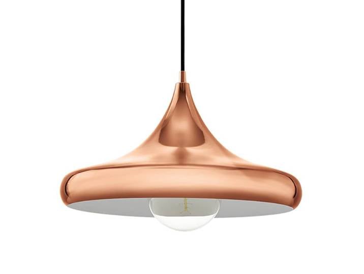 Suspension I 40 x 110 x 40cm Cuivre Acier cuivré E27